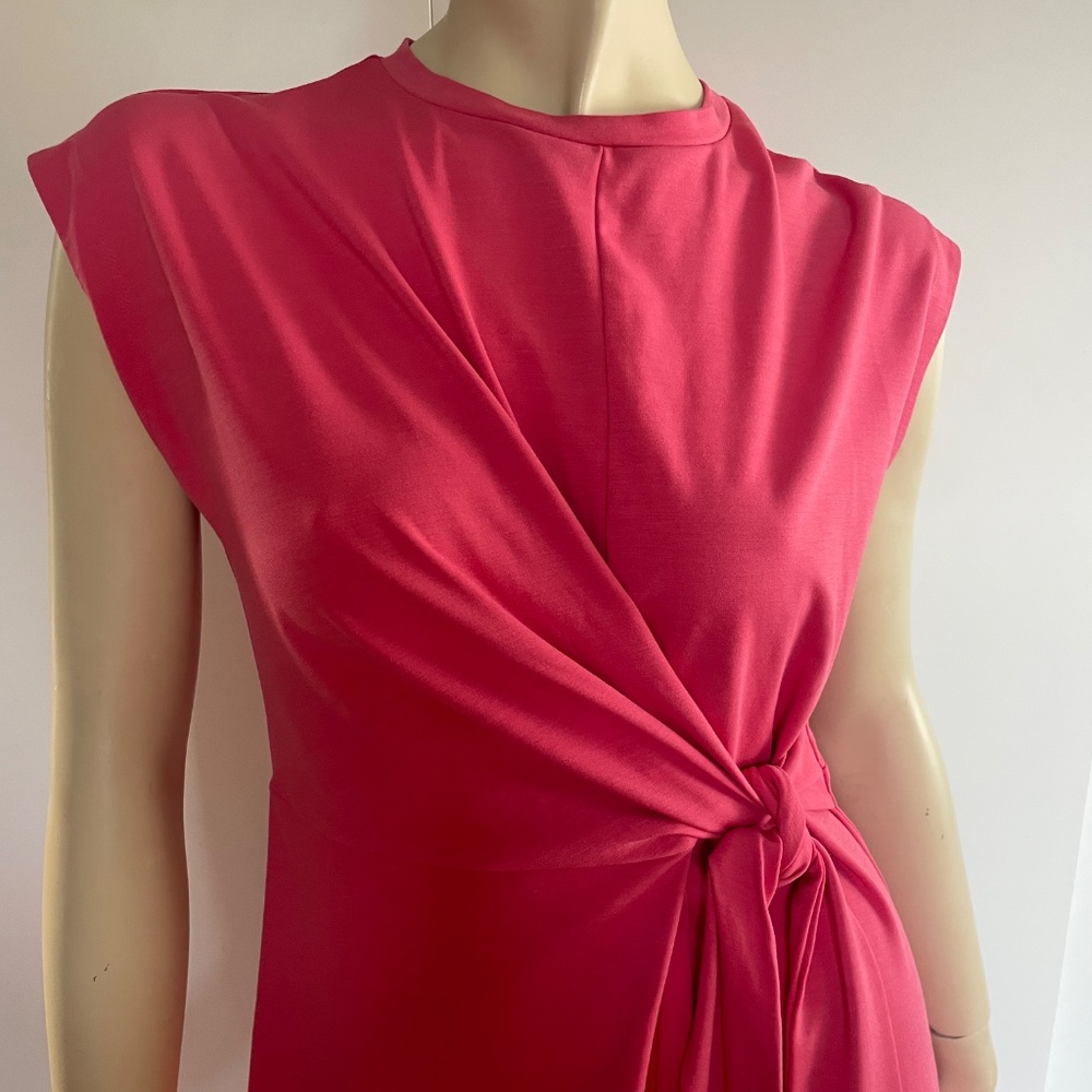 Banana Republic Dress, Pink Midi Wrap Dress, Elle Woods